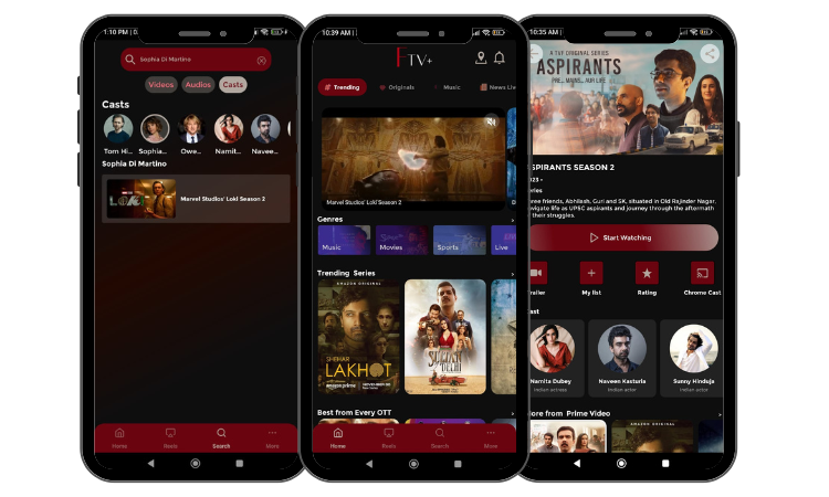 screenshot of Mogi OTT Platform